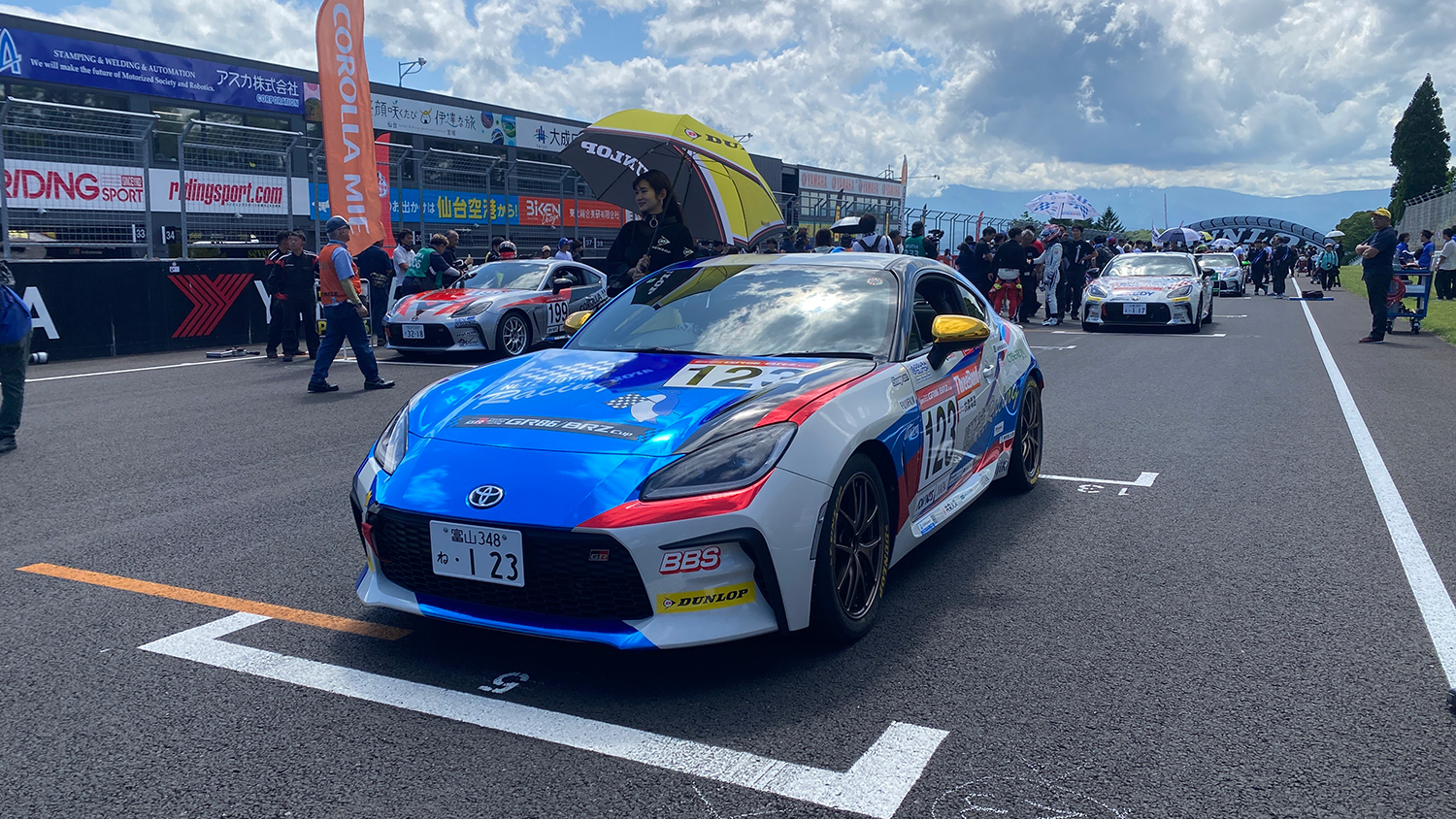123号車（松井選手）