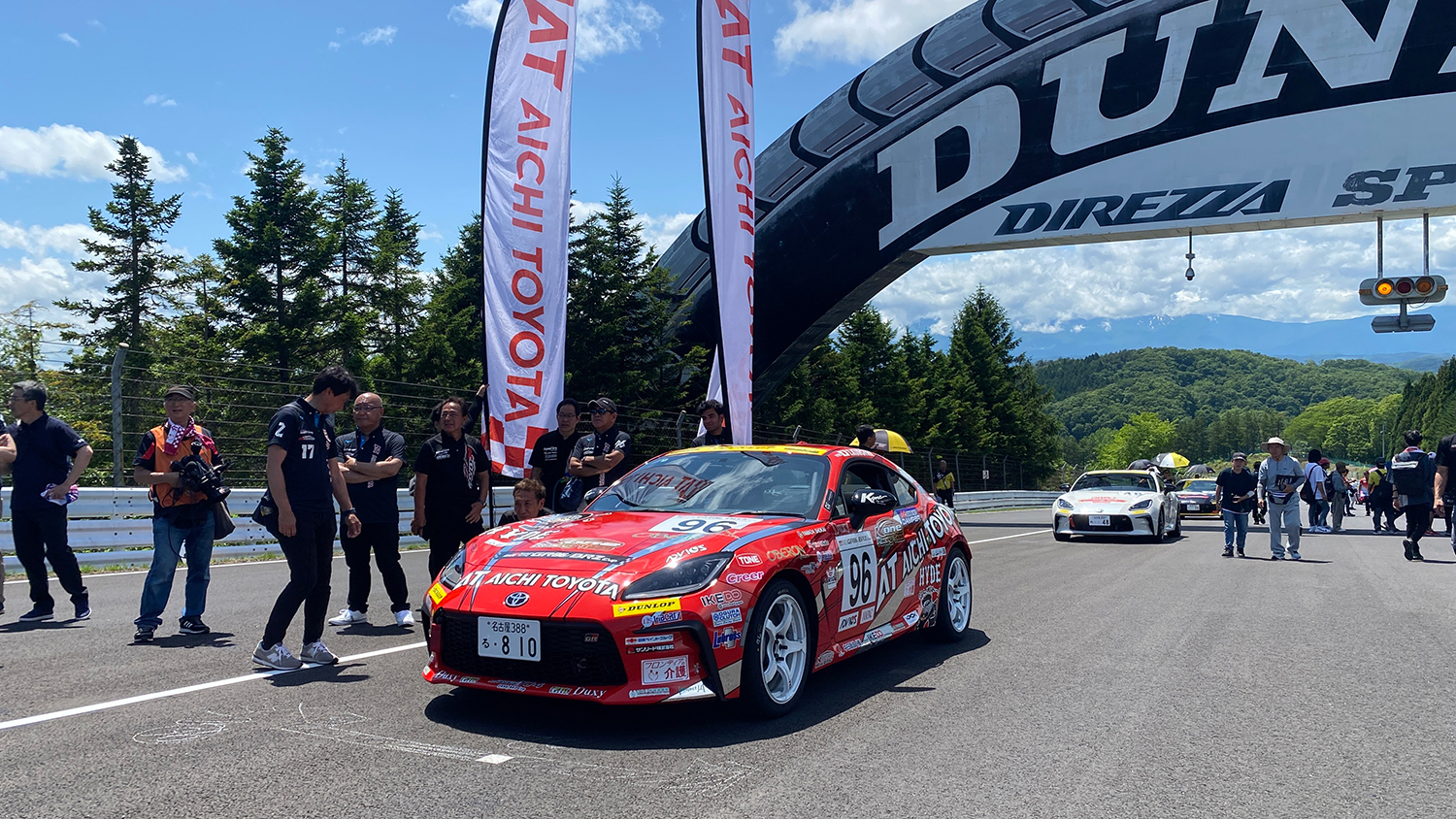 96号車（黒岩選手）