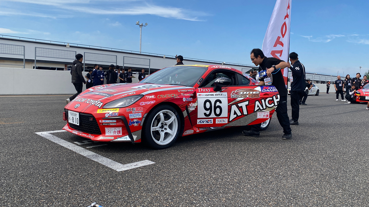 96号車(黒岩選手)
