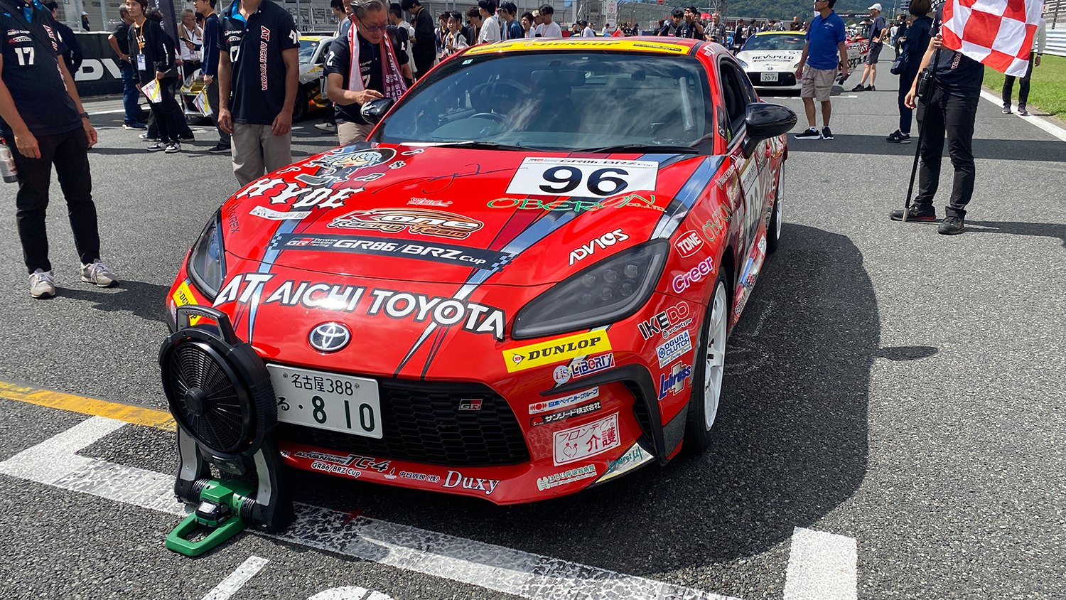 96号車(黒岩選手)