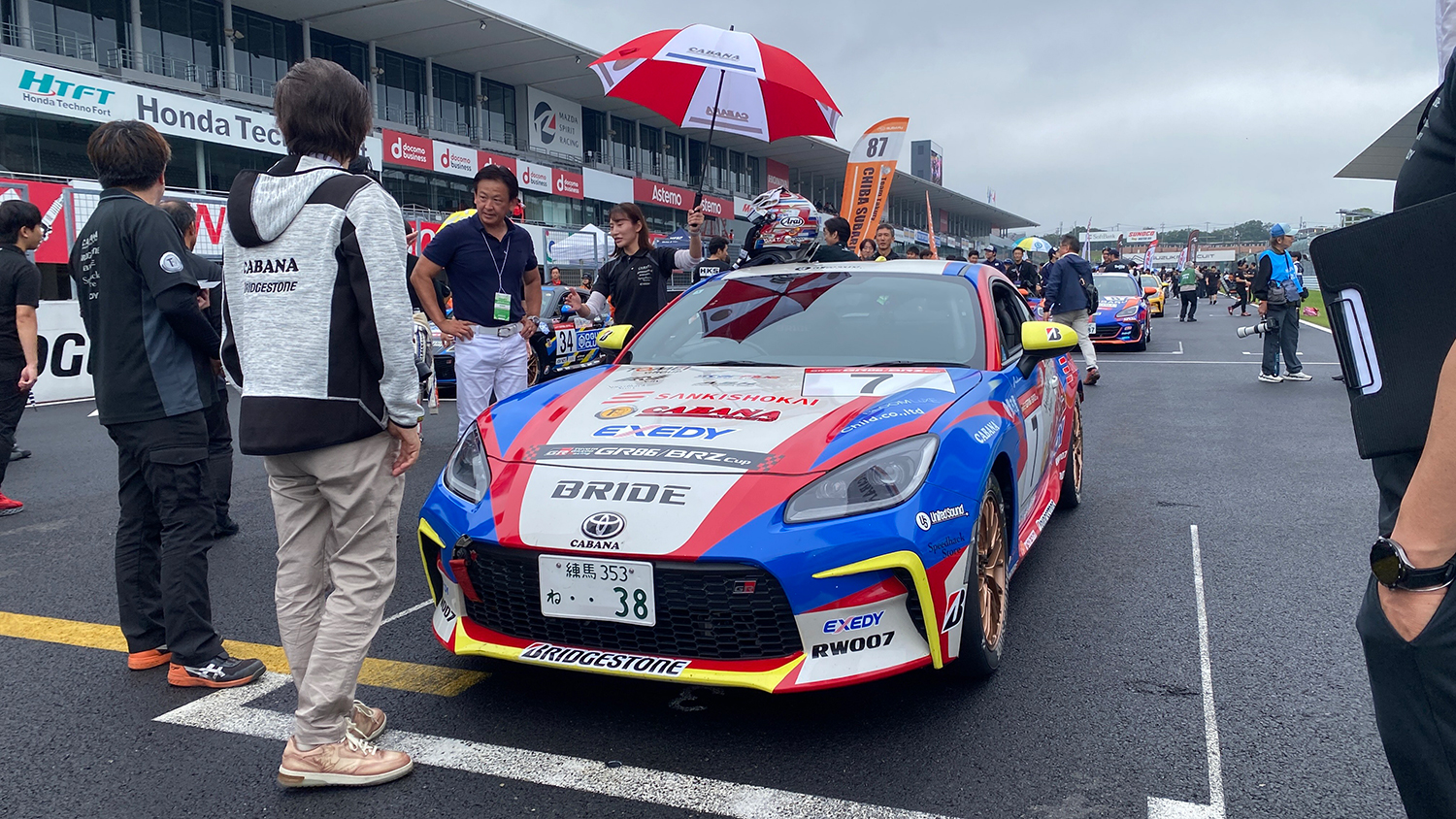 7号車（堤選手）