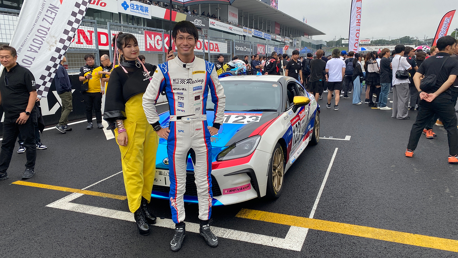 123号車（松井選手）