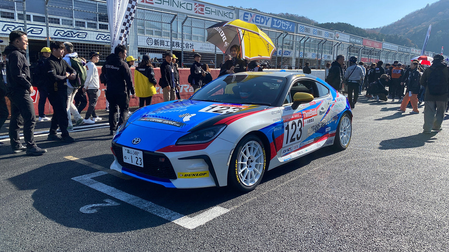 123号車（松井選手）