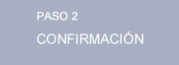 CONFIRMACIÓN